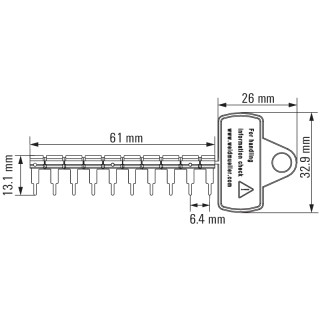 Перемычка ZQV 1.5N/R6.4/10 BL