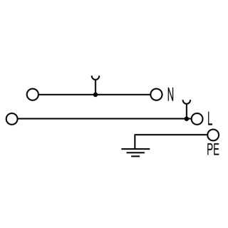 Распределительная клемма PDL 6 S/N/L/PE