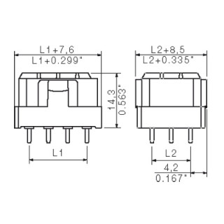 Скоба экрана RSV1,6 LB12 GR 4,5 AU