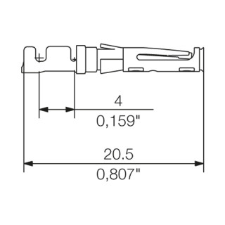 Штекерный соединитель печат CB1,6R18-16 SN I2,5