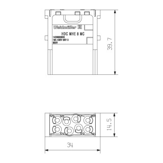 Профильное уплотнение HDC MHE 8 MC