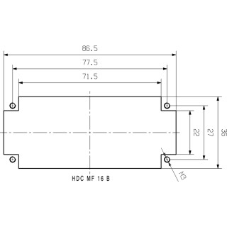 Профильное уплотнение HDC MF 16B AD