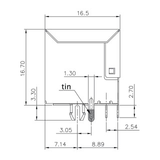 Матрица USB RJ45C6 T1U 2.7N4N TY