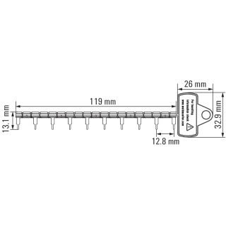 Перемычка ZQV 1.5N/R12.8/10 SW