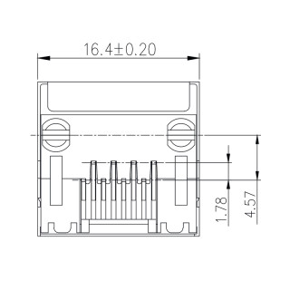 Матрица USB RJ45C5 T1U 2.8N4N TY