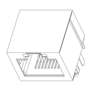 Матрица USB RJ45C5 T1U 2.8N4N TY