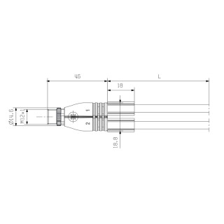 Круглые соед. разъемы|Прово SAIL-ZW-M12BW-3-3.0V