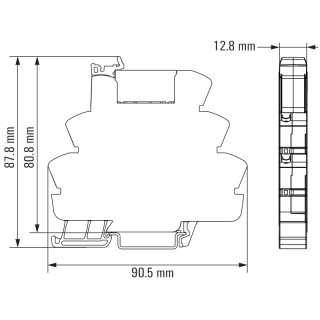 Реле безопасности TRZ 24VDC 1CO 16A