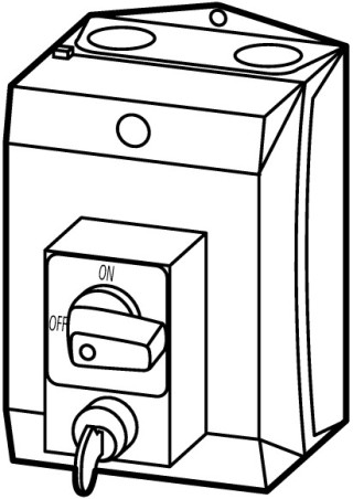 Переключатель управления, корпус 4S, Ie = 12A, Пол. AUTO-0-HAND <START, 45 °,  48х48 мм