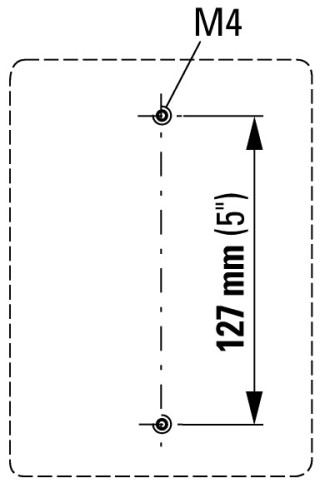 Переключатель фаз в корпус, 2P, Ie = 12A, Поз. 0 <START-1, 45 °,  48х48 мм