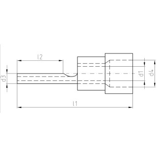 Lug, conductor sleeve, conn KSI/0,1-0,5