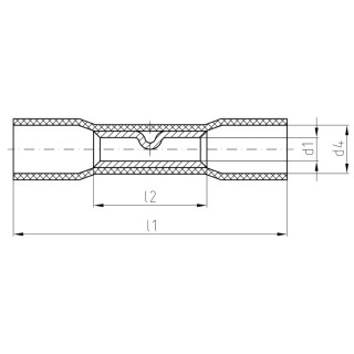 Lug, conductor sleeve, conn VSRI/0,5-1,0