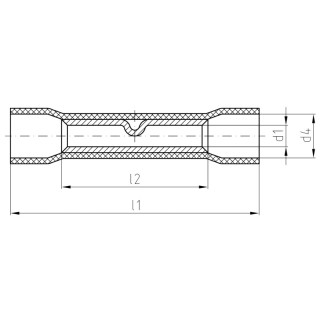 Lug, conductor sleeve, conn VSTI/4,0-2,5