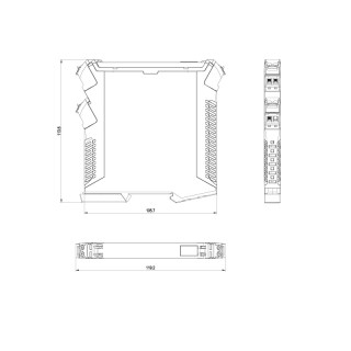 Корпус бл. управл. CH20M12 SET 1/2 BK/OR