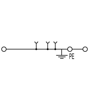 Клеммы PE A3C 2.5 PE