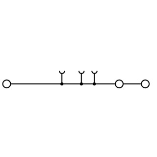 Проходная клемма A3C 2.5