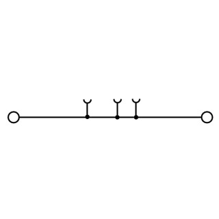 Проходная клемма A2C 2.5 RD