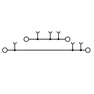 Проходная клемма A2T 2.5 BL