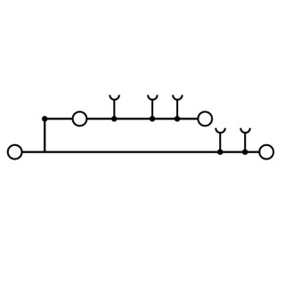 Проходная клемма A2T 2.5 VL