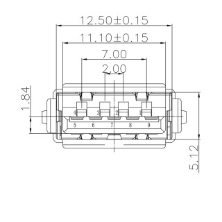 Матрица USB USB3.0A R1V 3.0N2 TY BL