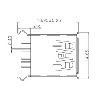 Матрица USB USB3.0A R1V 3.0N2 TY BL