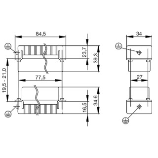 Промышленный разъём HDC HD 40 MC