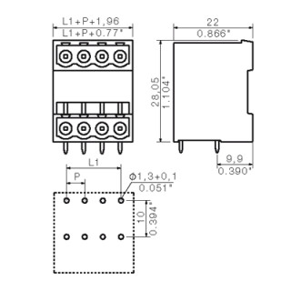 Штекерный соединитель печат SLD 5.08/08/90G 3.2SN OR BX