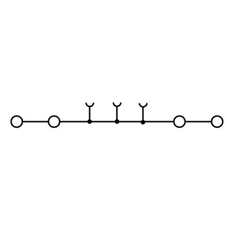 Проходная клемма ZDU 2.5/4AN