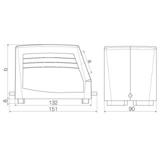 Корпус HDC 48B TSLU 1PG29G