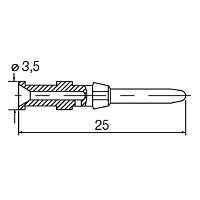 Штекерный соединитель печат HDC-C-HD-SM0.14-0.37AG