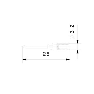 Штекерный соединитель печат HDC-C-HD-SM2.5AG