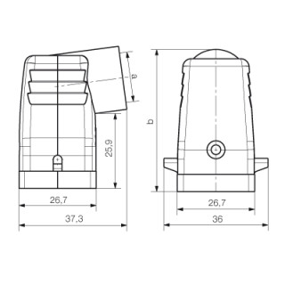 Корпус HDC 07A TWLU 1PG11G