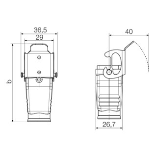 Корпус HDC 07A KOLU 1PG11G