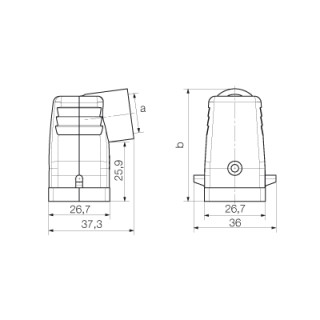 Корпус HDC 04A TWLU 1PG11G