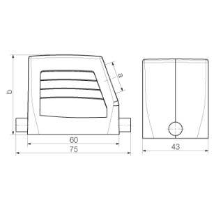 Корпус HDC 06B TSLU 1PG16G