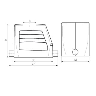 Корпус HDC 16D TOLU 1PG21G