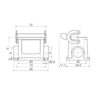 Корпус HDC 06B SLU 2PG16G