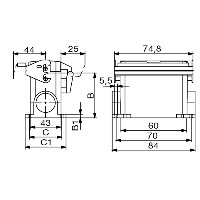 Корпус HDC 06B SDLU 1PG16G