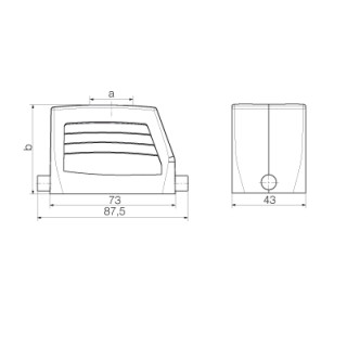 Корпус HDC 10B TOLU 1PG16G