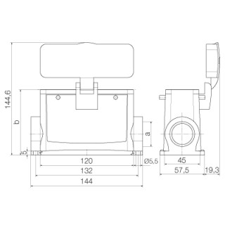 Корпус HDC 64D SDBO 1PG29G