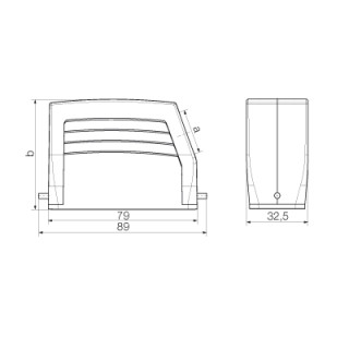 Корпус HDC 25A TSLU 1PG16G