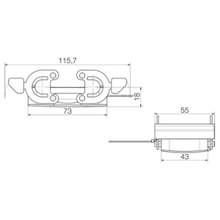 Корпус HDC 10B DMDQ 2QB