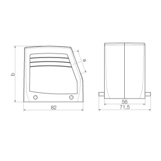 Корпус HDC 32A TSBU 1PG21G