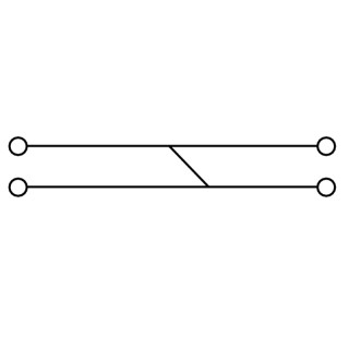 Проходная клемма ZDUB 2.5-2/4AN/DM OR