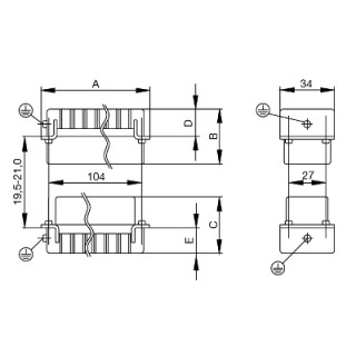 Промышленный разъём HDC HE 24 FT  25-48