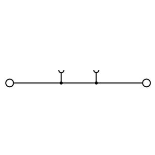 Проходная клемма ZDU 1.5 OR