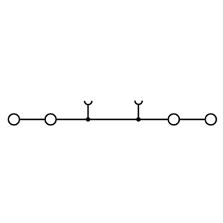 Проходная клемма ZDU 1.5/4AN BL