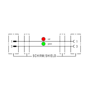 Шинный кабель FBC PA M12 M-FM 10M