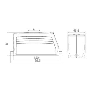 Корпус HDC 64D TOLU 1M25G