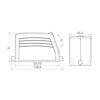 Корпус HDC 40D TSLU 1M32G